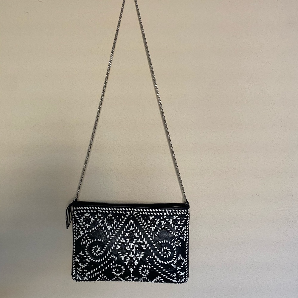 Black & White Crossbody Purse